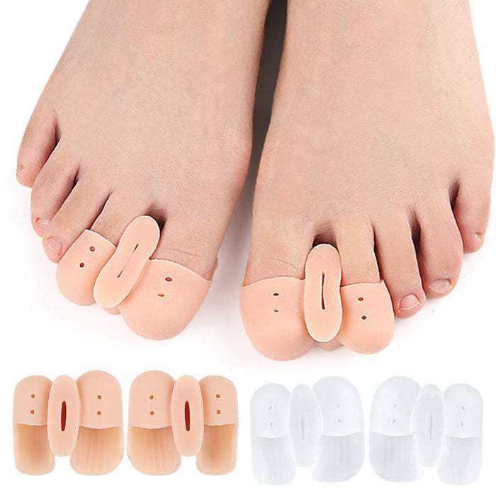 Digital Shoppy Soft Silicone Toe Spacers - Comfortable Pedicure & Correction Pads