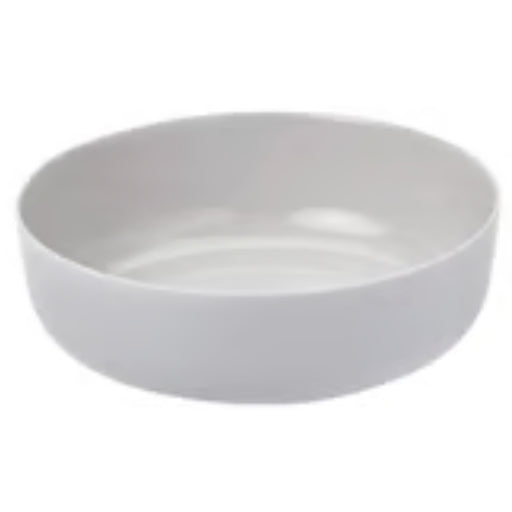 – IKEA VITBLECKA serving bowl – light grey ceramic bowl with smooth edges and glossy finish, 22 cm diameter - 30610090