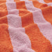 SLÅNHÖSTMAL 40x70 cm towel in striped pattern for hands or face
