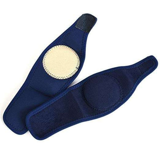 Pair of blue  Arch Support Braces on a white background