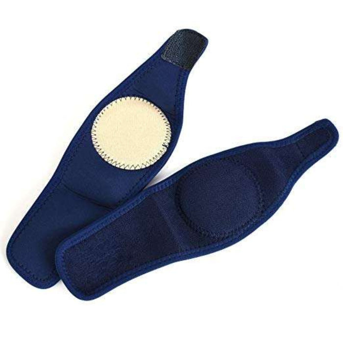 Pair of blue  Arch Support Braces on a white background