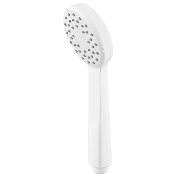 IKEA TISKEN Hand shower park bracket w suc cup, white  with Single-spray handshower, white