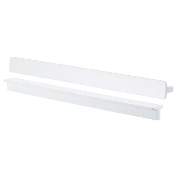 IKEA HACKÅS Handle, white, 300 mm  with Handle, anthracite, 300 mm