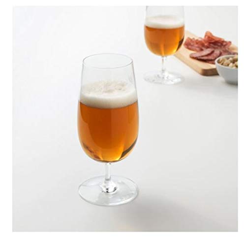 IKEA Clear Glass Drinkware & Serveware Set – Bottle with Stopper 1 L, Beer Glass 48 cl, Serving Bowl 12 cm & Mug 23 cl