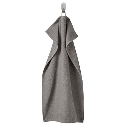 IKEA DIMFORSEN Bath towel, grey, 70x140 cm with Hand Towel, 40x70 cm and Washcloth,30x30 cm