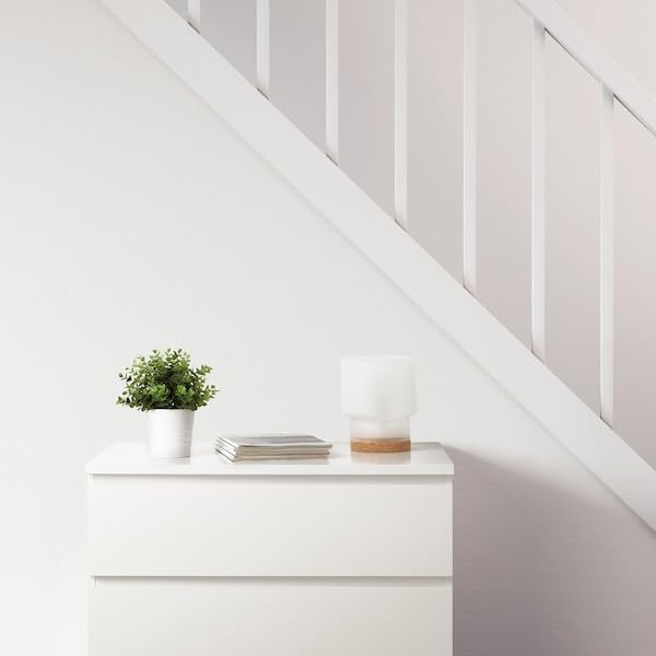 IKEA  FEJKA Artificial potted plant, oregan, 9 cm with Plant pot, in/outdoor grey, 9 cm (3 ½ ")