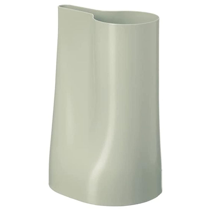 Ikea OLIVBLAD Plant Stand, in/Outdoor/Off-White, 58 cm (22 ¾ ") with CHILIFRUKT Vase/Watering can, Light Green, 17 cm