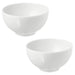 IKEA 365+ white feldspar porcelain bowl rounded sides 13cm (2 pack) simple everyday design #30258951