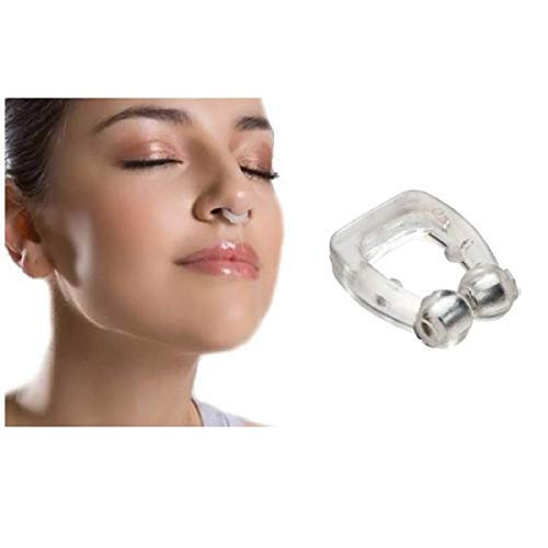 Digital Shoppy  Silicone Magnetic Anti Snore Nose Clip Guard Night Device with Case