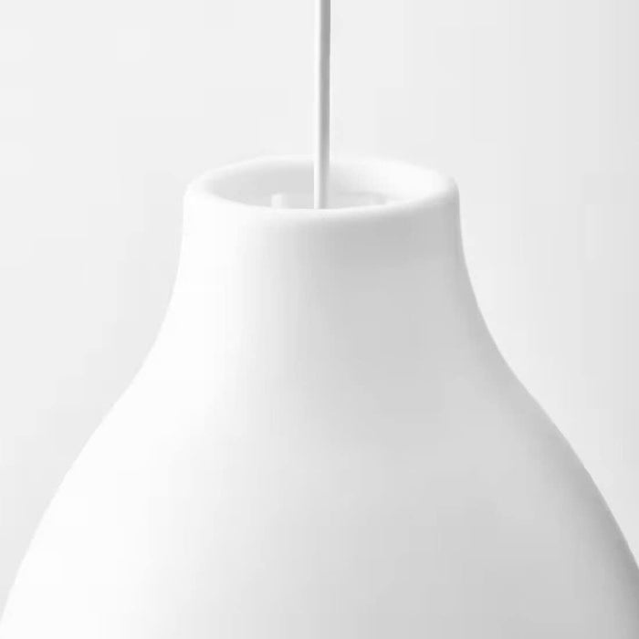 IKEA MELODI Pendant lamp, white, 28 cm (11 ") with LED bulb E27 825 lumen