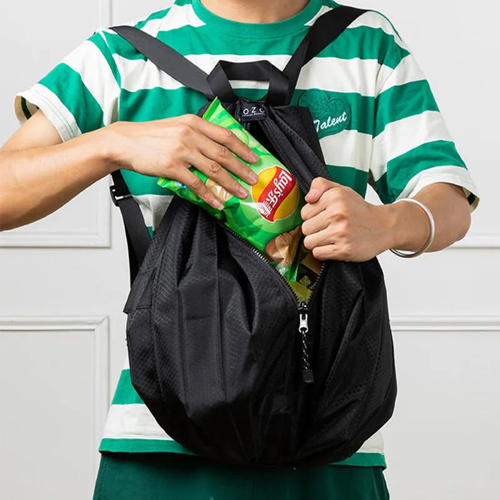 Digital Shoppy Women's Portable Foldable Backpack Ins Outdoor Waterproof Sports Travel Bag Campus Schoolbag For Girls