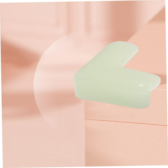 Digital Shoppy Luminous Corner Protector – Transparent Silicone Anti-Collision Stickers – 4-Pack