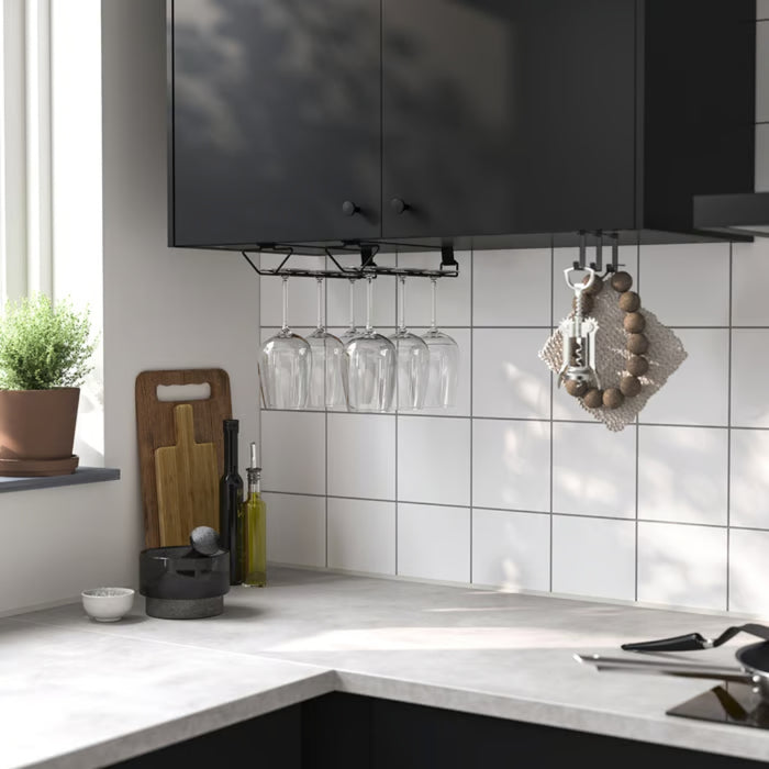 IKEA Smart Home Set: PÅLYCKE Clip-on Rack & SVALKA Wine Glass 6-Pack