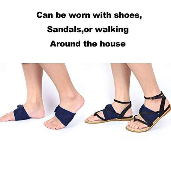 Digital Shoppy Arch Support Brace, Blue - Compression Sleeves with Soft Gel Cushions