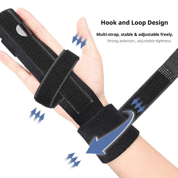 Digital Shoppy  Full Trigger Finger Splint Hand and Wrist Brace Support Adjustable Locking Straightener Straightening Immobilizer Treatment