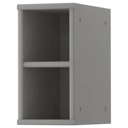 IKEA TORNVIKE grey open cabinet, 20x37x40 cm, with internal shelf and minimalist design.

