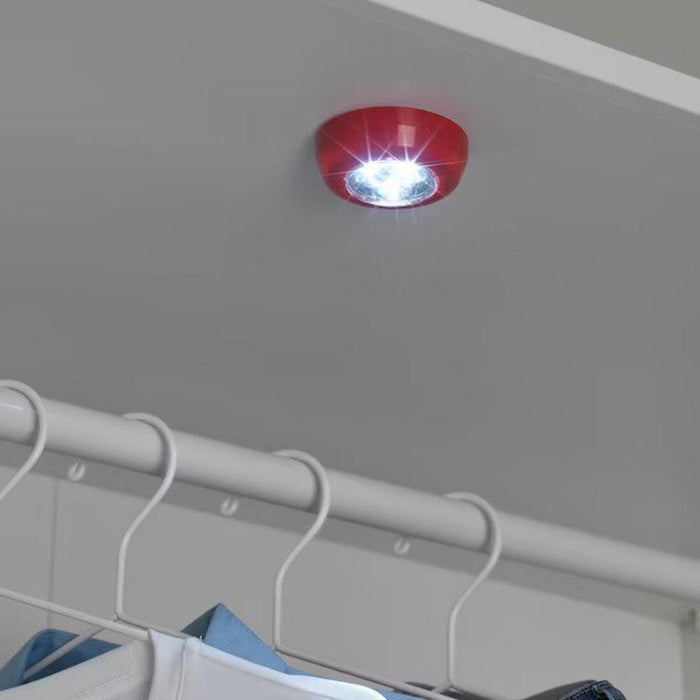 IKEA RAMSTA LED Mini Lamp Set: Red, White & Black Battery-Operated