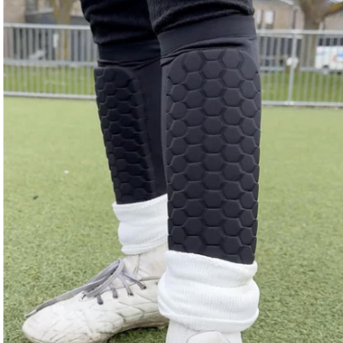 Digital Shoppy Honeycomb Shank Protection Foot Sock Men's Anti-collision Non-slip