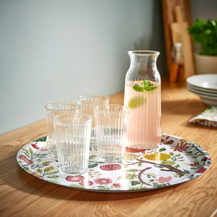 IKEA HAVSBRAXEN Tray, patterned multicolor, 43 cm (16 7/8 ")