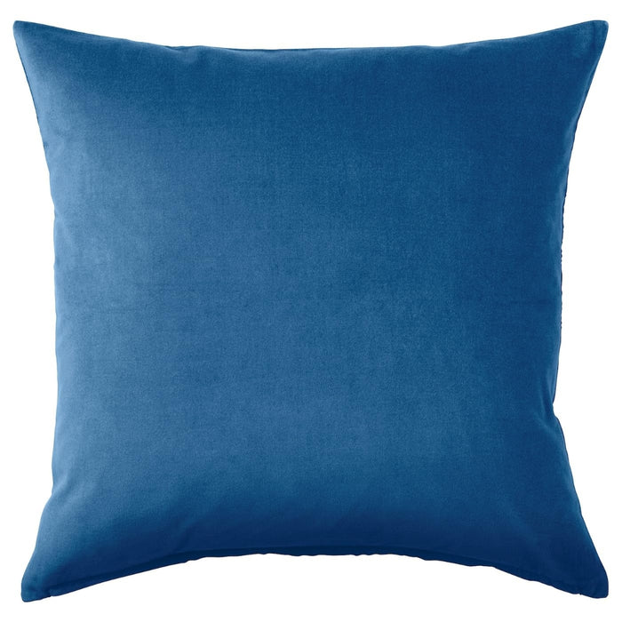 IKEA SANELA Cushion Cover Blue 40x58 cm with SANELA Cushion Cover Deep Blue 50x50 cm