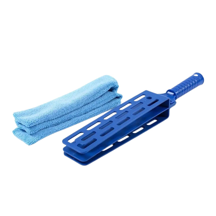 Digital Shoppy Shutter Cleaning & Dust Removal Brush – Microfiber Pads- Blue