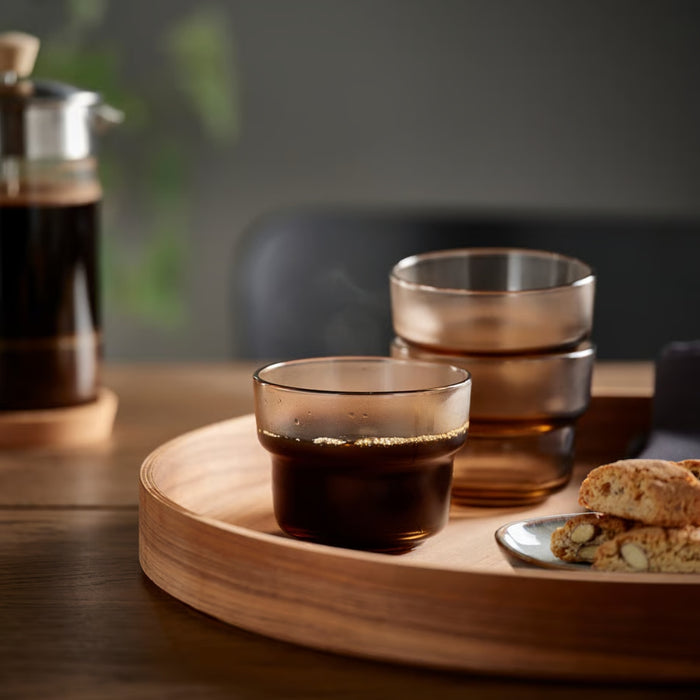 IKEA OLIVTRAST glass, light brown, 29 cl