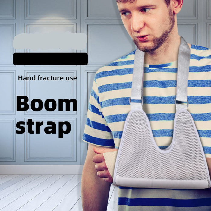 Breathable neoprene shoulder protector belt for men and women, ideal for post-surgery or muscle strain.