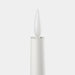 Close-up of SMÅLOM flame tip with smooth glossy finish, highlighting modern design and safe ambiance