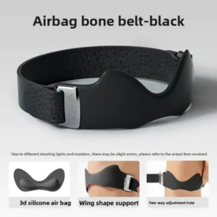Digital Shoppy Breathable Anti-slip Fixed Sports Anti-injury Adjustable  Black 17.5X5CM