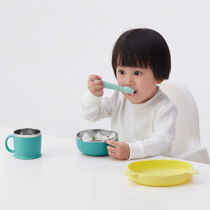 IKEA KANONKUL Kids Dinnerware Set - Plate, Bowl, Mug & Place Mat
