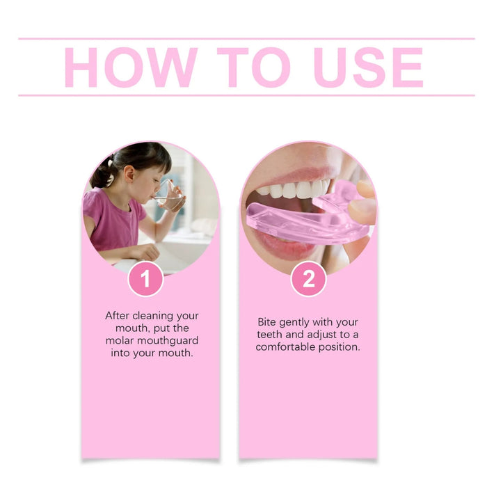 Digital Shoppy Children's Molar Dental Care Set – Before and after comparison showing child’s dental comfort improvement