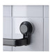IKEA TISKEN towel rack – close-up of suction cup bracket on white tiled wall, no-drill mounting design-20498541