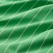 Close-up of green fabric with white stripes