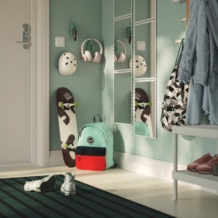 IKEA RÖDALM/RUNDOXEL Frame, black, 30x40 cm with Mirror, white, 30x40 cm