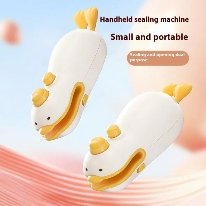 Digital Shoppy Small Yellow Duck Rechargeable Sealing Machine