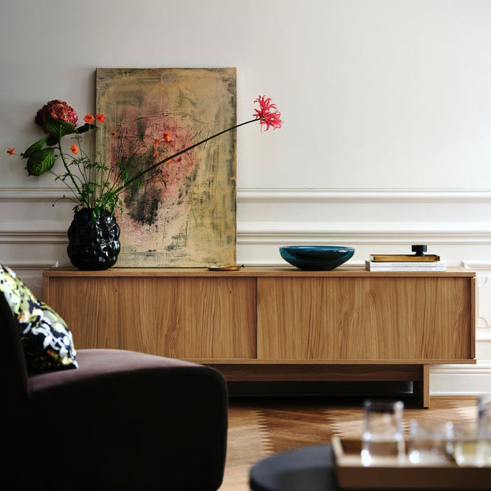 IKEA STOCKHOLM 2025 Vase, black, 27 cm (10 ¾ ")