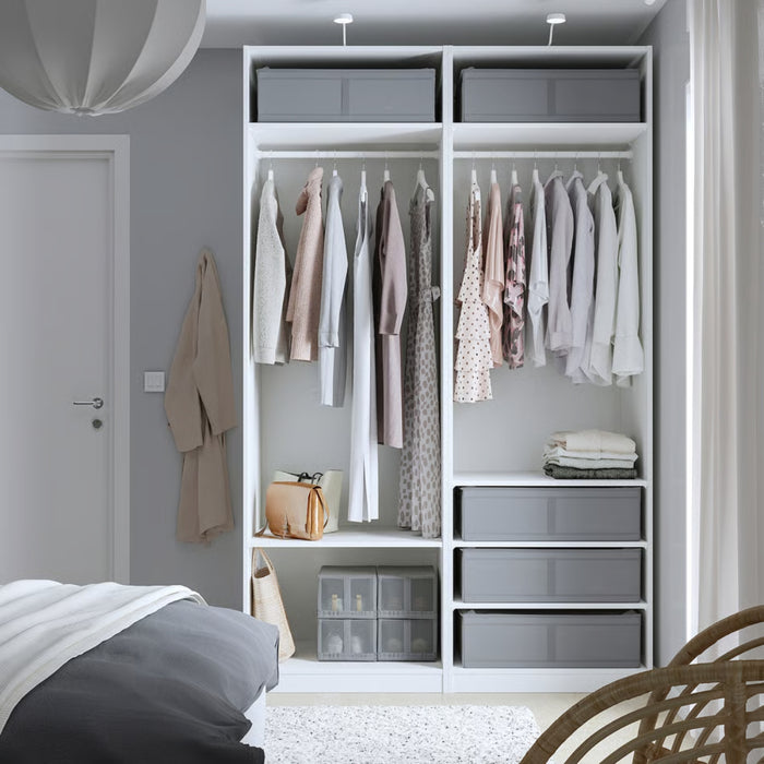 IKEA SKUBB Storage case, dark grey, 65x53x19 cm (25 ½x20 ¾x7 ½ ")