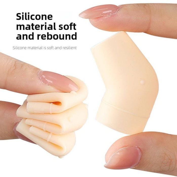 Digital Shoppy Silicone Finger Cots for Pedicure Foot Bath Massage Finger Joint Protection Thickened Top Corners Prevents Finger Cuff