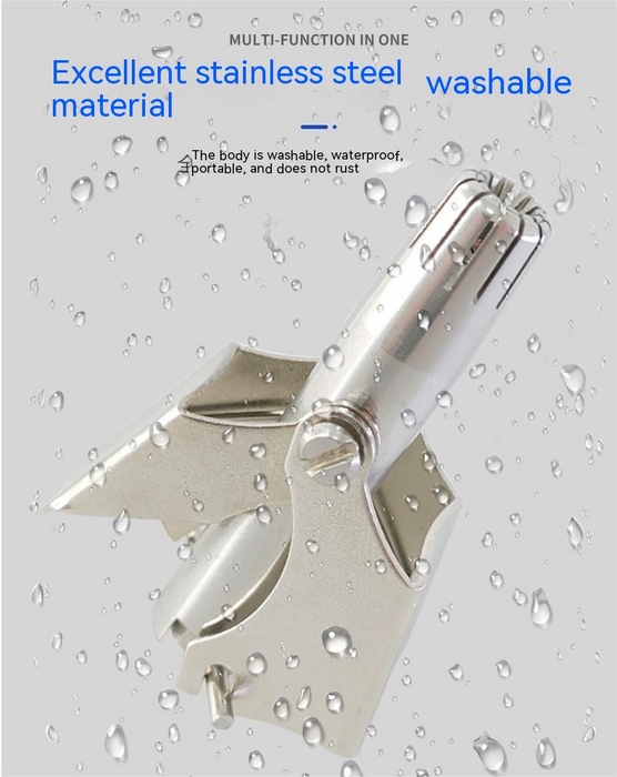 Travel-Friendly Nose Hair Trimmer – Compact & Cordless for On-the-Go.