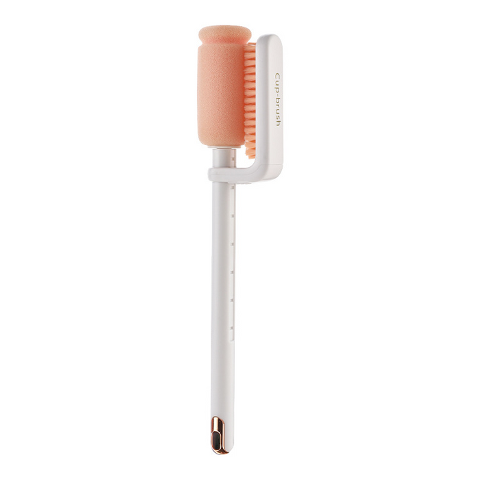 Digital Shoppy Non Dead Corner Glass Cleaning Brush Kitchen Gadgets, White 