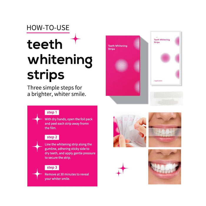 Digital Shoppy PAP Whitening Teeth Stickers Dazzle Whitening Teeth Strips