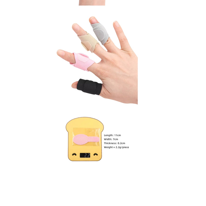 Digital Shoppy Trigger Finger Splints Single Straps Finger Splint Support Brace Kit Finger Straightener PINK