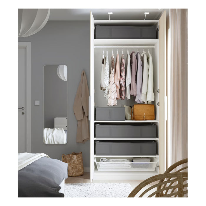 IKEA SKUBB Storage case, dark grey, 90x53x19 cm (35 ½x20 ¾x7 ½ ")