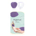 Purple gel pads for shoes with packaging on a white background