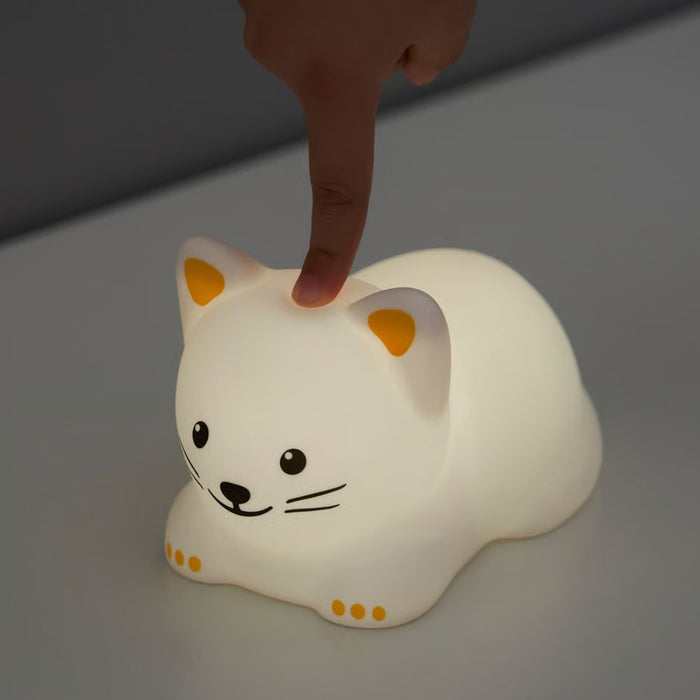 IKEA LED Night Light & Battery Bundle - Rabbit & Cat with Rechargeable Batteries