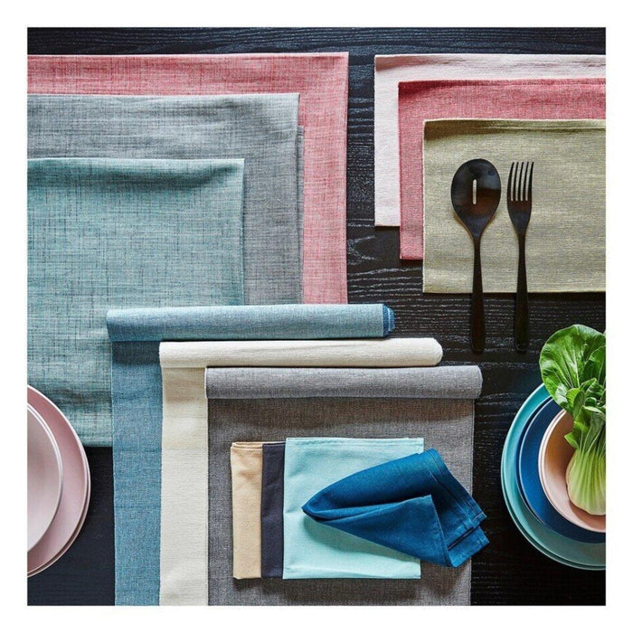 Set of 4 IKEA SVARTSENAP napkins in light turquoise for dining table décor