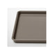 Brown rectangular baking tray on a white background