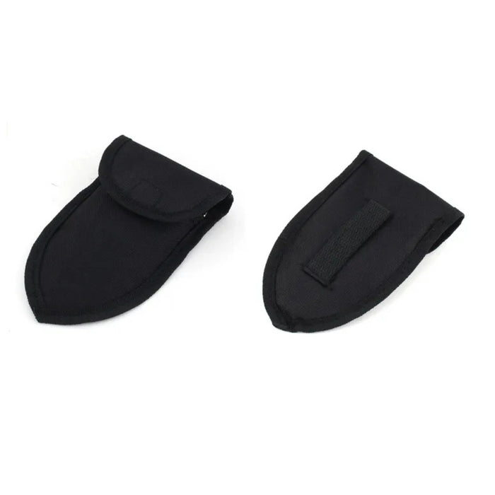 Stainless steel garden shovel – black nylon pouches with belt loop and flap closure for tool carrying