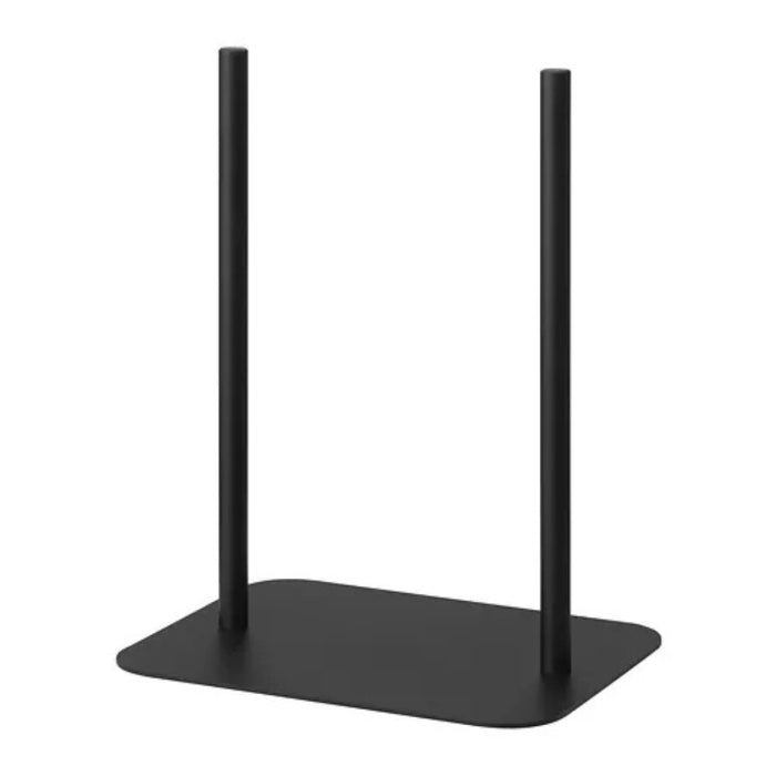 IKEA EILIF black metal support stand for privacy screen, minimalist rectangular base design