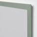 Close-up of IKEA FISKBO frame in light grey-green, 21x30 cm (8 ¼x11 ¾"); smooth matte finish with clean corner detailing – mounted on white wall, ideal for minimalist photo or art display - 10584916